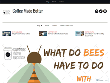 Tablet Screenshot of coffeemadebetter.com